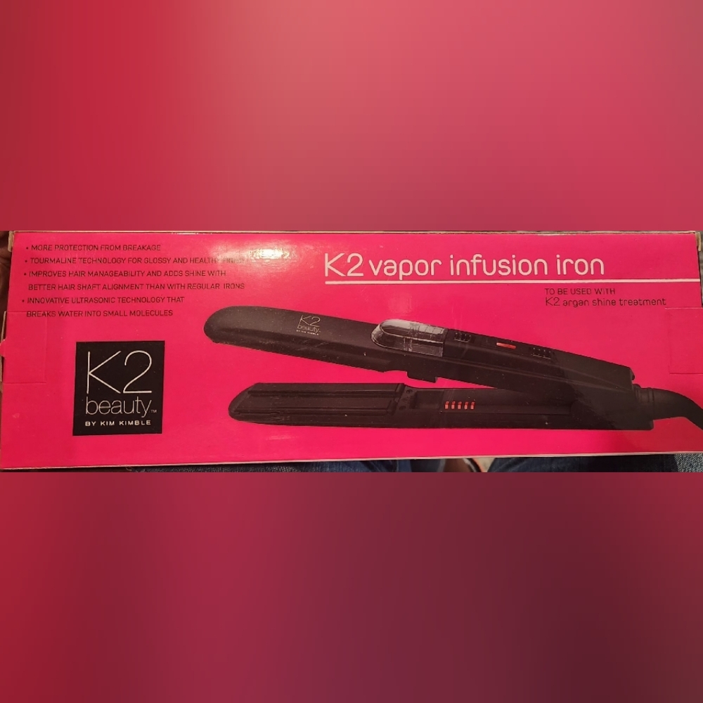 K2 Beauty Hair Vapor Flat Iron Styling Tool